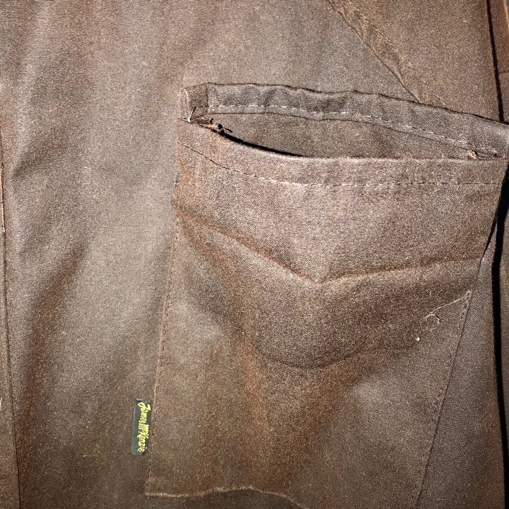 New Zealand James McKenzie Hunting & Fishing Oil Skin Coat - Picture 9 of 12